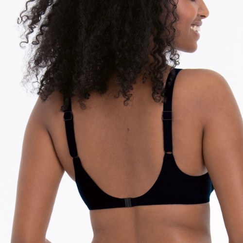 Rosa Faia Bademode Sibel schwarz unwattierter bikini bh