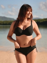 Rosa Faia Bademode Sibel schwarz unwattierter bikini bh