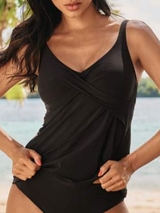 Rosa Faia Bademode Maily schwarz tankini top