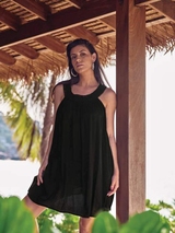 Rosa Faia Bademode Majuli schwarz strandkleid