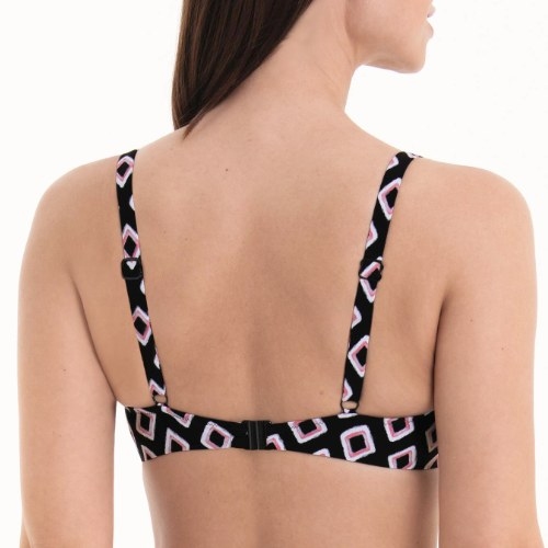 Rosa Faia Bademode Aurora schwarz unwattierter bikini bh