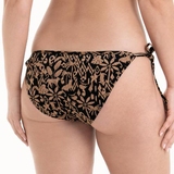 Rosa Faia Bademode Gigi schwarz/braun bikini slip