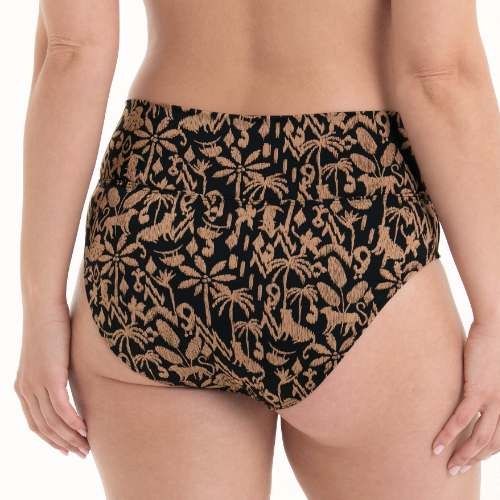 Rosa Faia Bademode Lorena schwarz/braun bikini slip