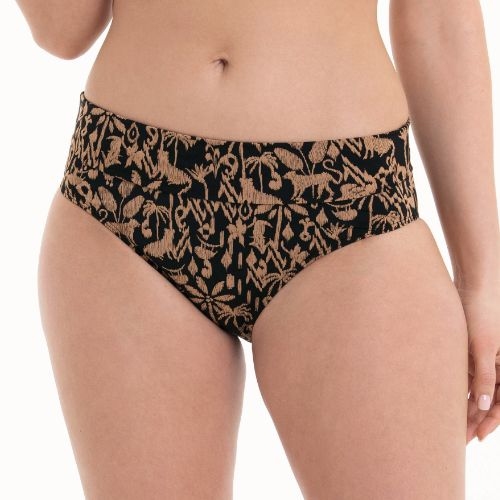 Rosa Faia Bademode Lorena schwarz/braun bikini slip