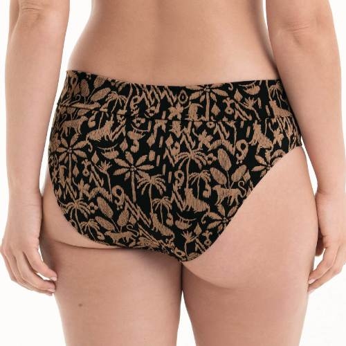 Rosa Faia Bademode Lorena schwarz/braun bikini slip