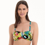 Rosa Faia Bademode Ella türkis unwattierter bikini bh