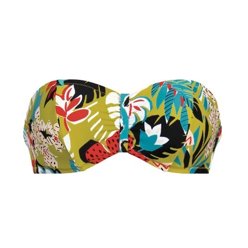 Rosa Faia Bademode Ella türkis unwattierter bikini bh