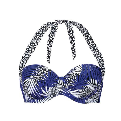 Rosa Faia Bademode Catalina schwarz/weiß gemoldefer bikini bh