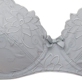 Guy de France Embroidery grau nicht geformter bh