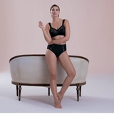 Anita Sophia schwarz hoher slip
