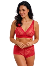 Wacoal Dessous Sensu Lace rot ohne bügel bh