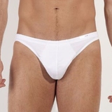 HOM Premium Cotton weiß männer slip