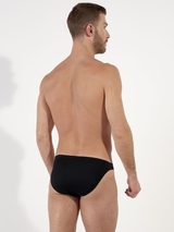 HOM Premium Cotton schwarz männer slip