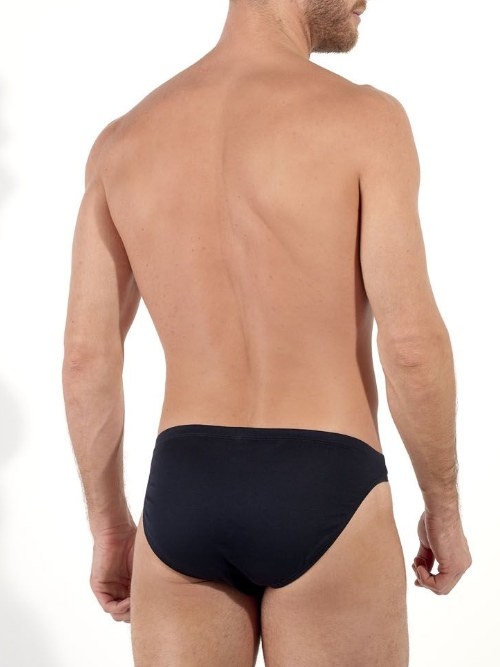 HOM Premium Cotton navy-blau männer slip