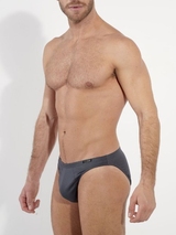 HOM Premium Cotton grau männer slip