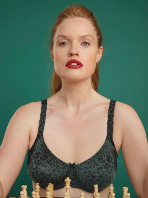 Rosa Faia Joy grün/print nicht geformter bh