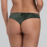 Rosa Faia Joy grün/print string