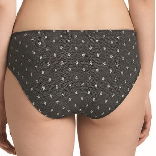 Anita Versailles schwarz/print slip