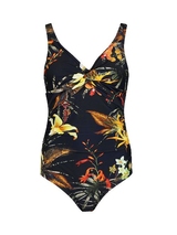 Mila  navy-blau/print badeanzüge