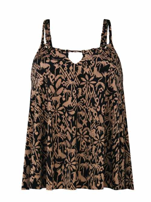 Rosa Faia Bademode Mabel braun tankini top