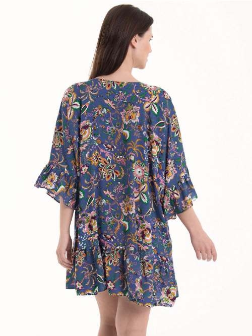 Rosa Faia Bademode Akalani blau tunika