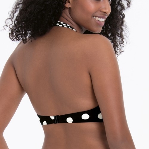 Rosa Faia Bademode Leandra schwarz unwattierter bikini bh