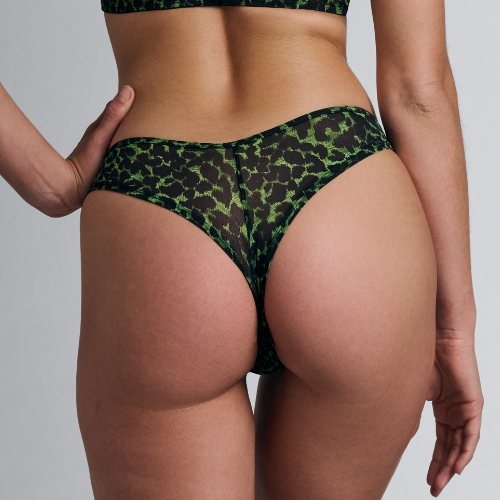 Marlies Dekkers Rapsody grün/print brasilianischer slip