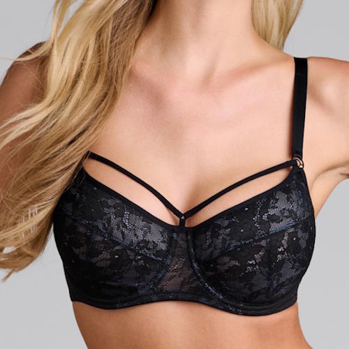 Marlies Dekkers sample Space Odyssey blau/schwarz nicht geformter bh