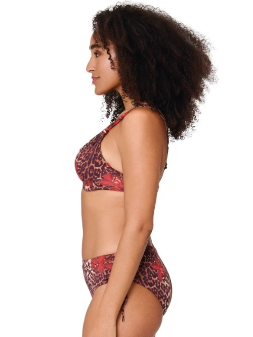 LingaDore Strand Leopard Flower rot gemoldefer bikini bh