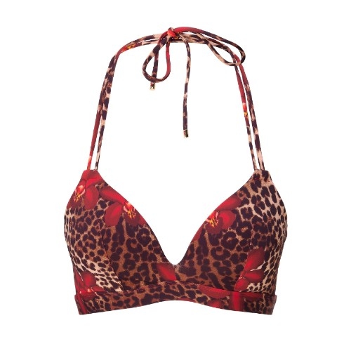 LingaDore Strand Leopard Flower rot gemoldefer bikini bh