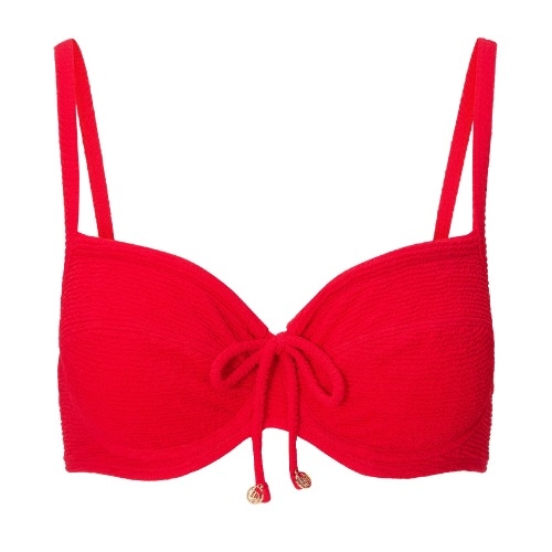 LingaDore Strand Stand Out rot unwattierter bikini bh