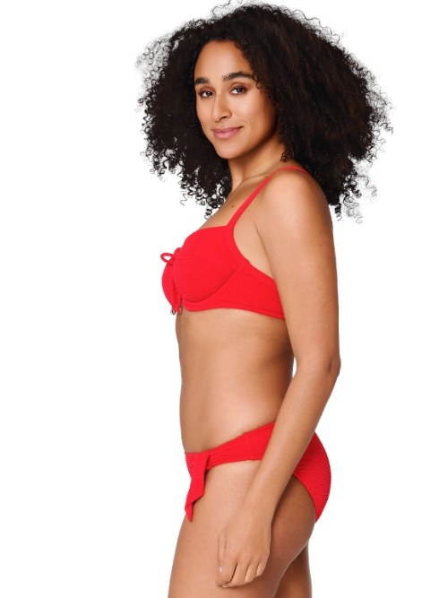 LingaDore Strand Stand Out rot unwattierter bikini bh