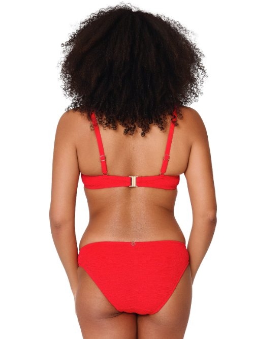 LingaDore Strand Stand Out rot unwattierter bikini bh