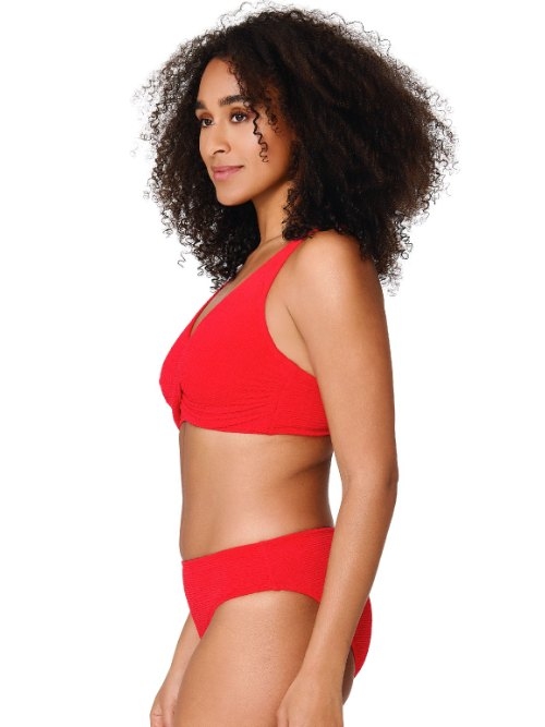 LingaDore Strand Stand Out rot unwattierter bikini bh