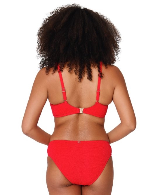 LingaDore Strand Stand Out rot unwattierter bikini bh