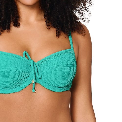 LingaDore Strand Stand Out grün unwattierter bikini bh