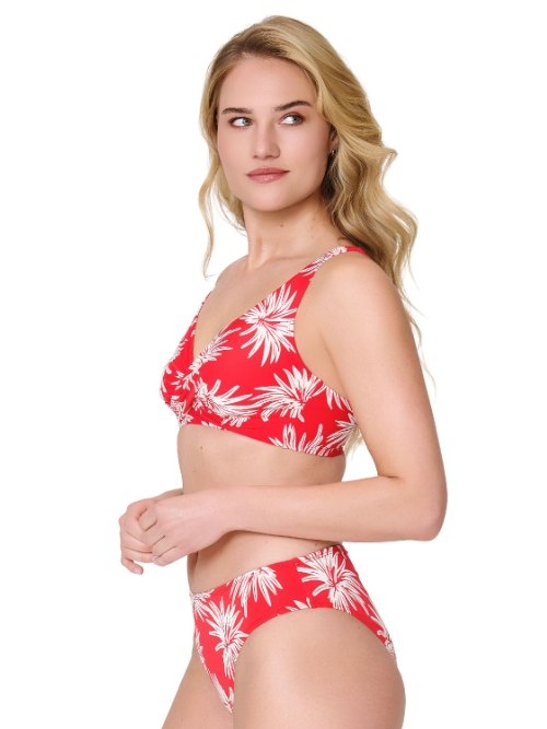 LingaDore Strand Fresh Flowers rot gemoldefer bikini bh