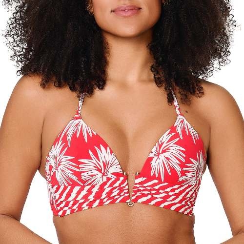 LingaDore Strand Fresh Flowers rot gemoldefer bikini bh