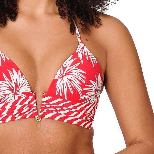 LingaDore Strand Fresh Flowers rot gemoldefer bikini bh