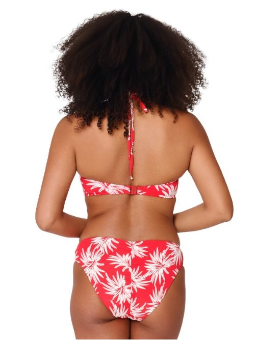 LingaDore Strand Fresh Flowers rot bikini slip