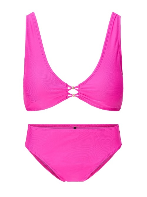 LingaDore Strand Summerproof hot pink set