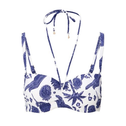 LingaDore Strand Under The Greek Sun blau/weiß gemoldefer bikini bh