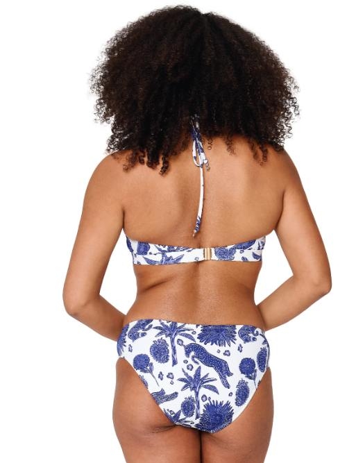 LingaDore Strand Under The Greek Sun blau/weiß gemoldefer bikini bh