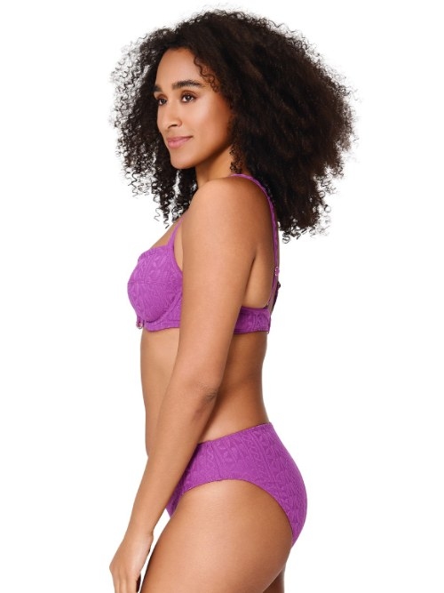 LingaDore Strand Purple Pulse violett unwattierter bikini bh