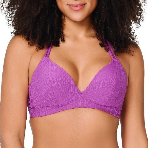 LingaDore Strand Purple Pulse violett gemoldefer bikini bh