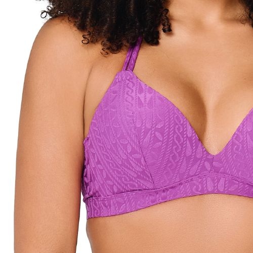 LingaDore Strand Purple Pulse violett gemoldefer bikini bh