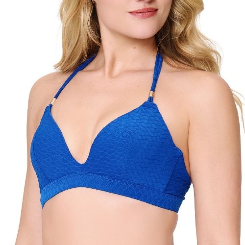 LingaDore Strand Blue Crush blau gemoldefer bikini bh