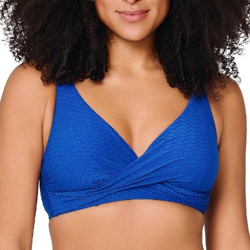 LingaDore Strand Blue Crush blau unwattierter bikini bh