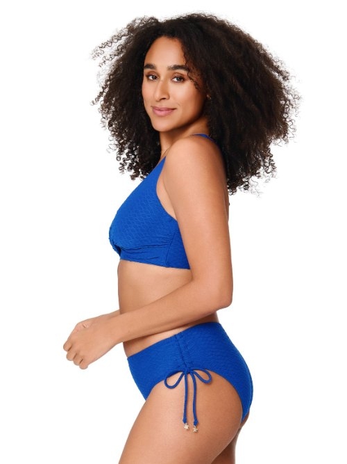LingaDore Strand Blue Crush blau unwattierter bikini bh