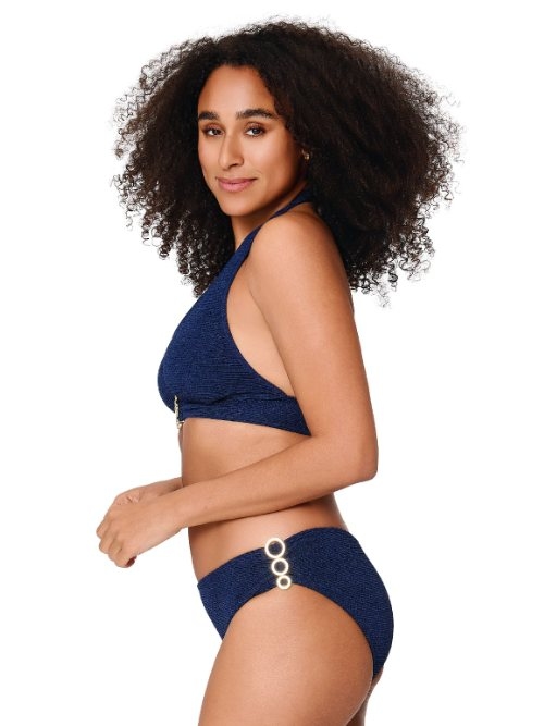 LingaDore Strand A Touch Of Gold navy-blau set